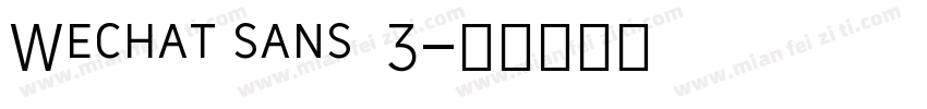 Wechat sans  3字体转换